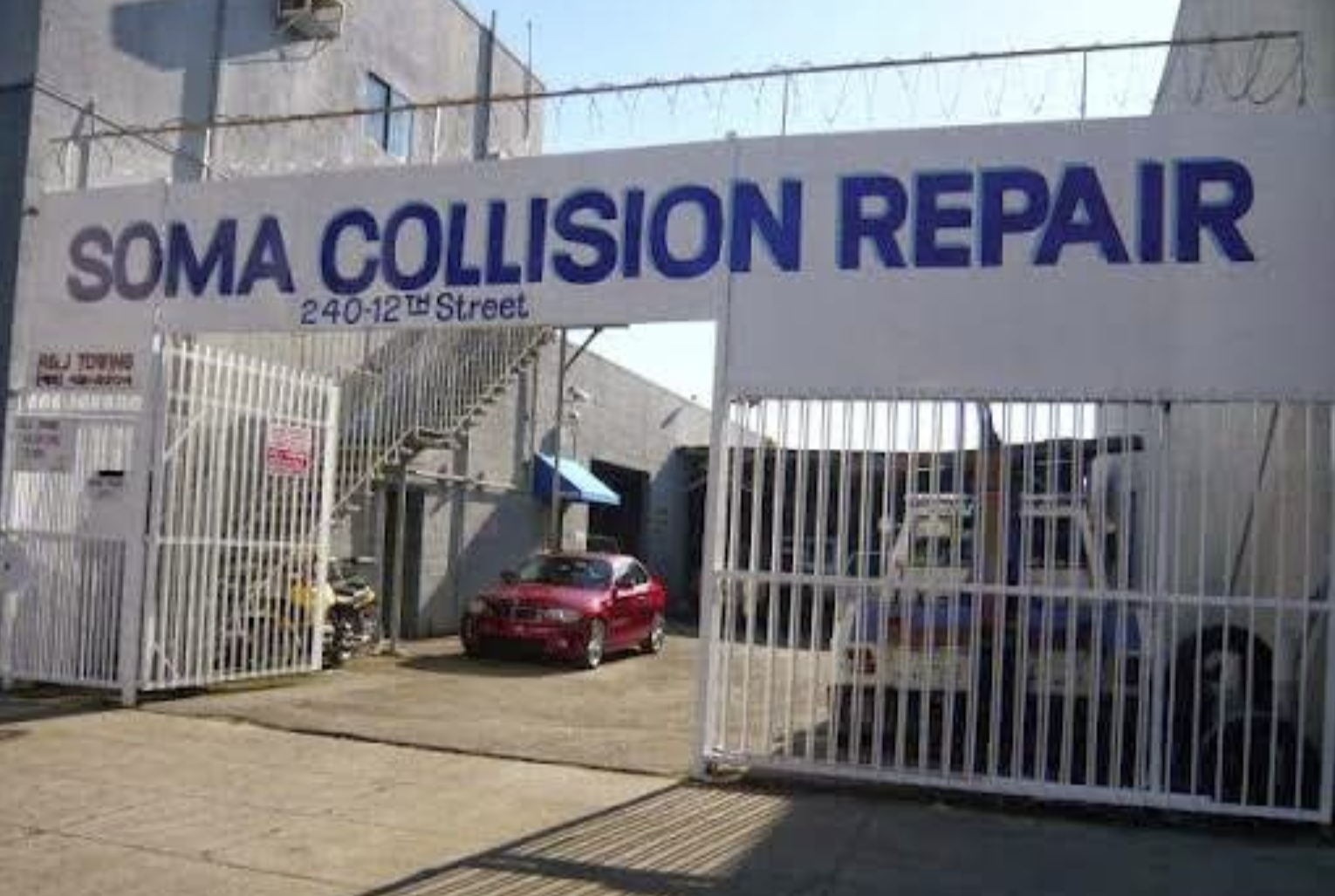 Soma Collision Repair shop at 240 12th Street